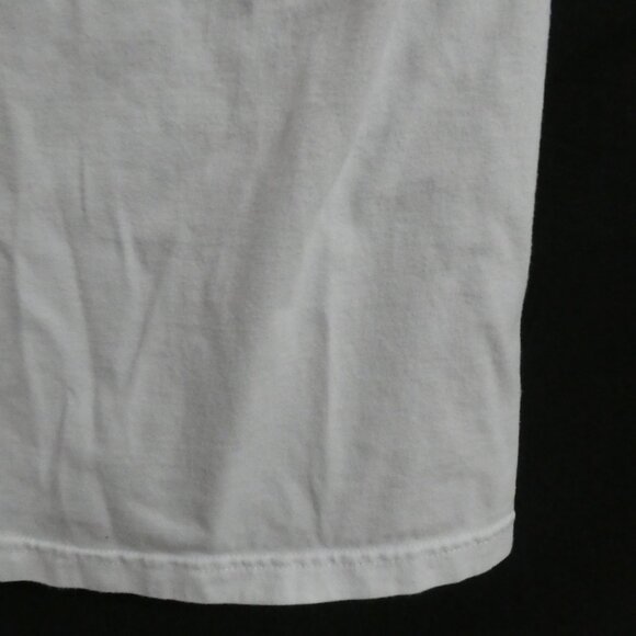 KIRKLAND SIGNATURE | medium | Solid White Short Sleeve Cotton Tee / T-Shirt - Picture 12 of 12